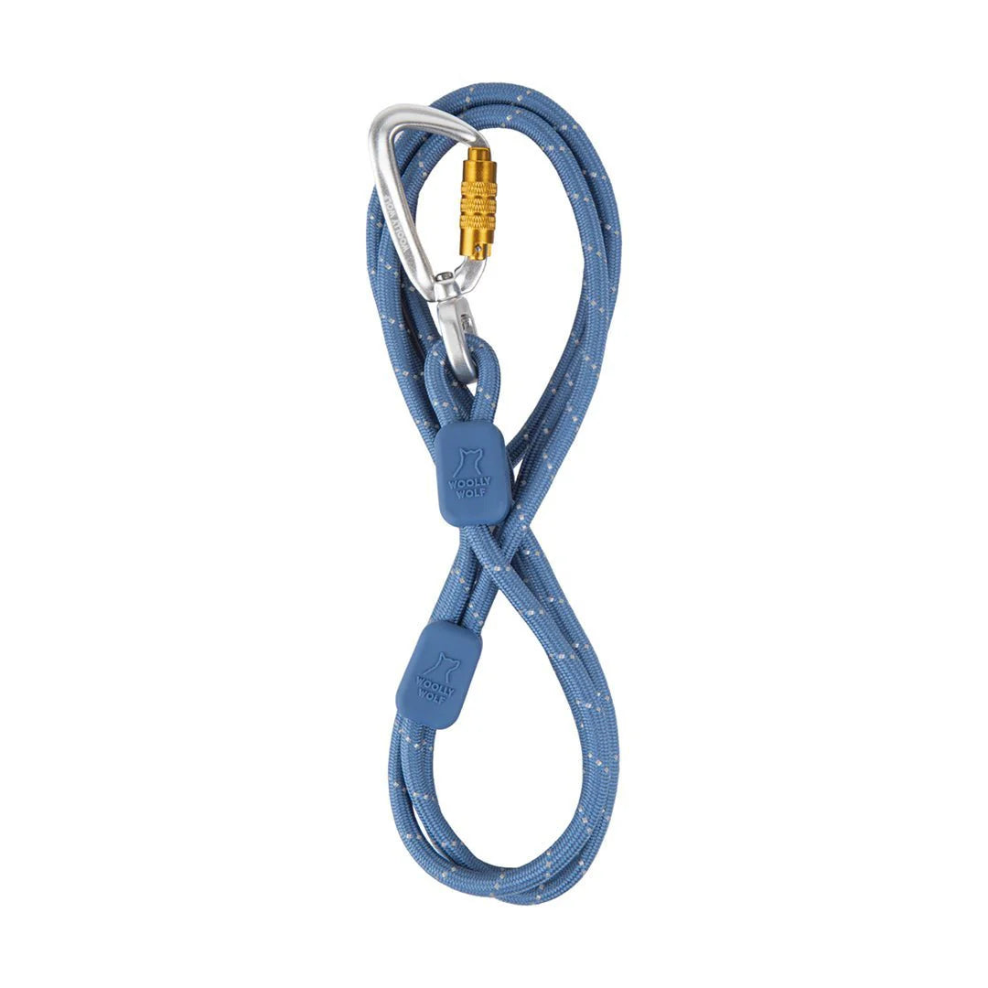 Woolly Wolf Rope tanki elastični povodac - Pidgeon Blue