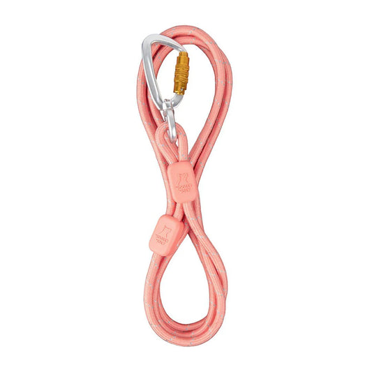 Woolly Wolf Rope tanki elastični povodac - Salmon Pink